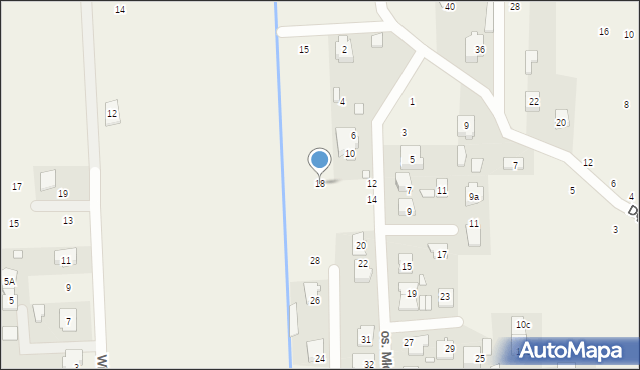 Dobczyn, Osiedle Młodych, 18, mapa Dobczyn
