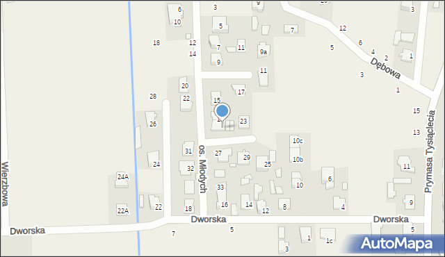 Dobczyn, Osiedle Młodych, 21, mapa Dobczyn