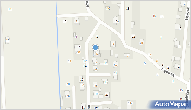 Dobczyn, Osiedle Młodych, 5A, mapa Dobczyn