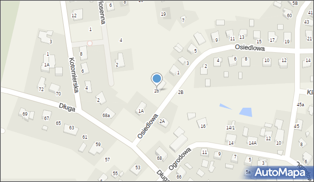 Dobrcz, Osiedlowa, 1b, mapa Dobrcz