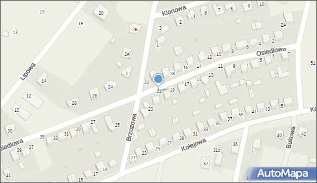 Dobroszyce, Osiedlowa, 21, mapa Dobroszyce