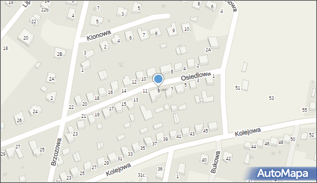 Dobroszyce, Osiedlowa, 9, mapa Dobroszyce