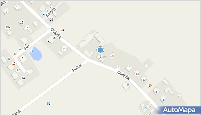 Dopiewiec, Osiedle, 22, mapa Dopiewiec