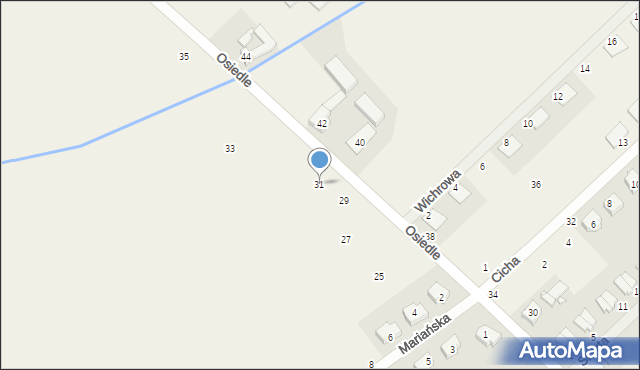 Dopiewiec, Osiedle, 31, mapa Dopiewiec