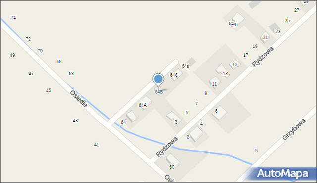 Dopiewiec, Osiedle, 64B, mapa Dopiewiec