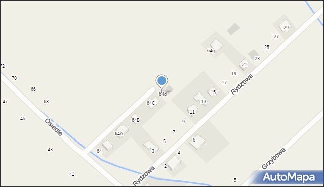 Dopiewiec, Osiedle, 64d, mapa Dopiewiec