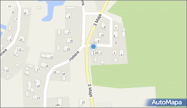 Droszków, Osiedle Wypoczynek, 1, mapa Droszków