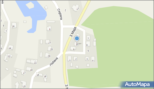 Droszków, Osiedle Wypoczynek, 10, mapa Droszków