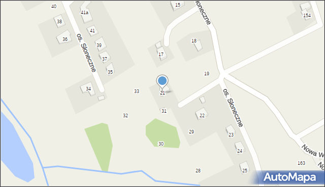 Dziećmorowice, Osiedle Słoneczne, 21, mapa Dziećmorowice
