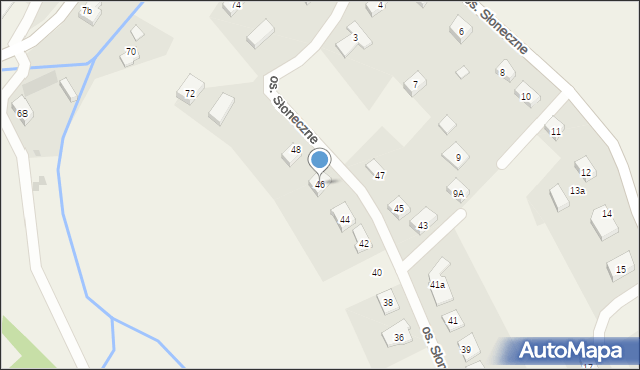 Dziećmorowice, Osiedle Słoneczne, 46, mapa Dziećmorowice