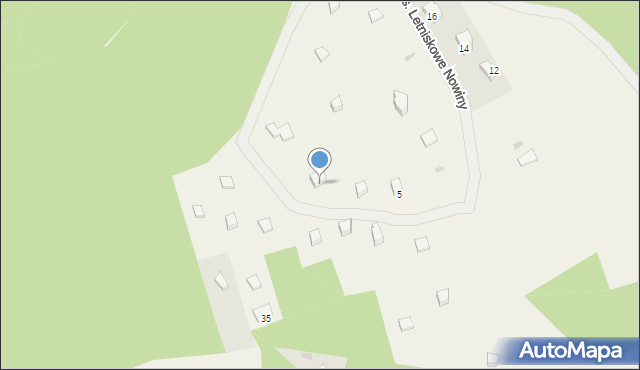 Dziemiany, Osiedle Letniskowe Nowiny, 28, mapa Dziemiany