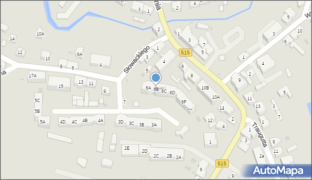 Dzierzgoń, Osiedle Krasickiego Ignacego, 6B, mapa Dzierzgoń