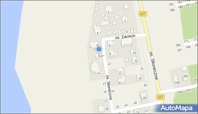 Dziwnówek, Osiedle Słoneczne, 7, mapa Dziwnówek