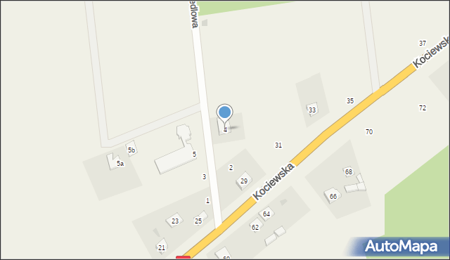 Frank, Osiedlowa, 4, mapa Frank