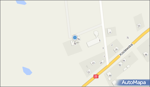 Frank, Osiedlowa, 5a, mapa Frank