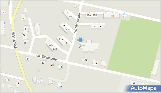 Frombork, Osiedle Słoneczne, 16, mapa Frombork