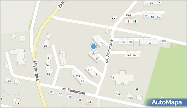 Frombork, Osiedle Słoneczne, 9B, mapa Frombork