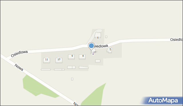 Gardeja, Osiedlowa, 7, mapa Gardeja