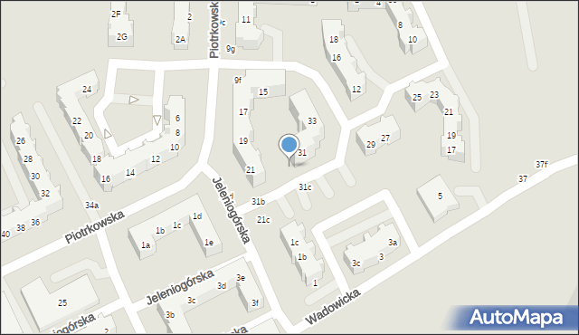 Gdańsk, Ostrołęcka, 31d, mapa Gdańska