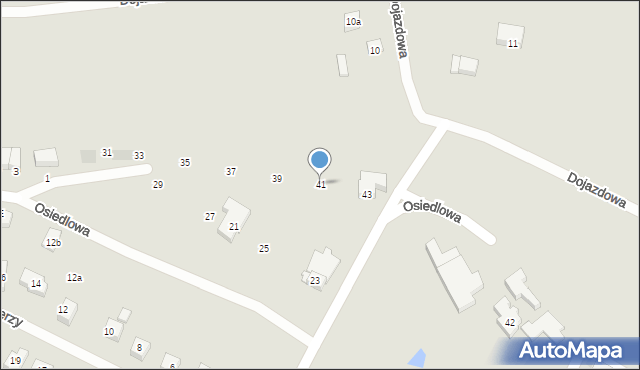 Gdańsk, Osiedlowa, 41, mapa Gdańska