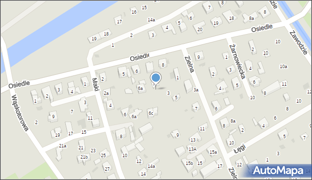 Gdańsk, Osiedle, 7a, mapa Gdańska