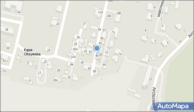 Gdynia, Osiedle Kępa Oksywska, 63, mapa Gdyni