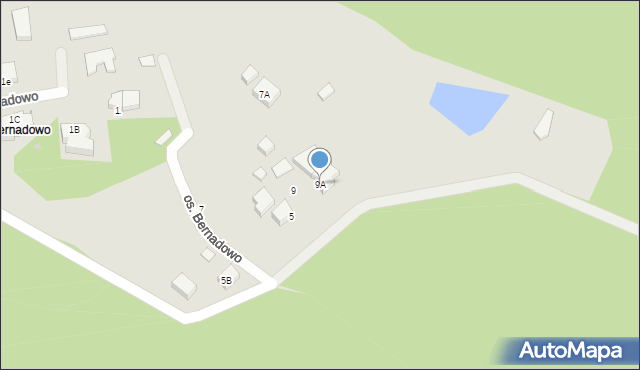 Gdynia, Osiedle Bernadowo, 9A, mapa Gdyni