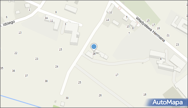 Giebułtów, Osiedle Szkolne, 16, mapa Giebułtów