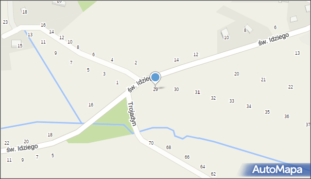 Giebułtów, Osiedle Szkolne, 29, mapa Giebułtów