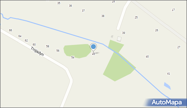 Giebułtów, Osiedle Szkolne, 43, mapa Giebułtów