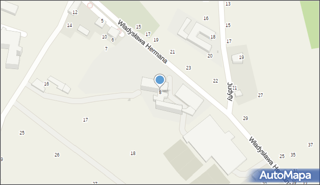 Giebułtów, Osiedle Szkolne, 8, mapa Giebułtów