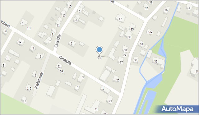 Główczyce, Osiedle, 2b, mapa Główczyce