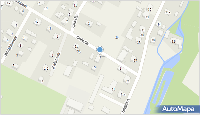 Główczyce, Osiedle, 3, mapa Główczyce