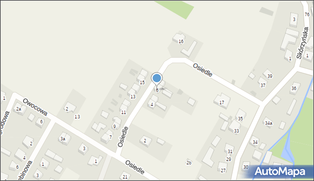 Główczyce, Osiedle, 6, mapa Główczyce
