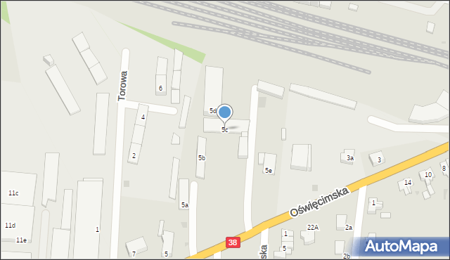 Głubczyce, Oświęcimska, 5c, mapa Głubczyce