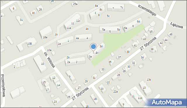 Gniew, Osiedle Witosa Wincentego, 3b, mapa Gniew