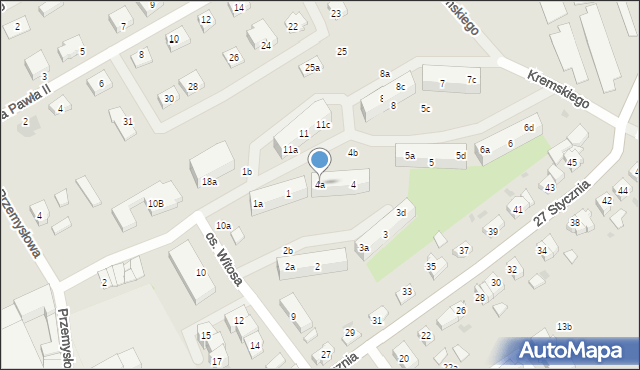 Gniew, Osiedle Witosa Wincentego, 4a, mapa Gniew
