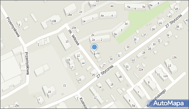 Gniew, Osiedle Witosa Wincentego, 9, mapa Gniew