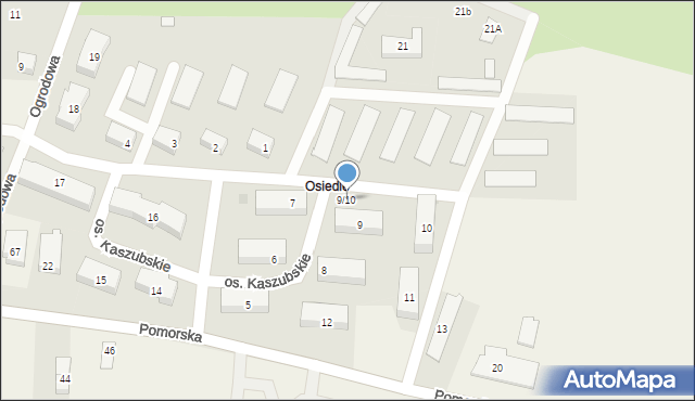 Gniewino, Osiedle Kaszubskie, 9/10, mapa Gniewino