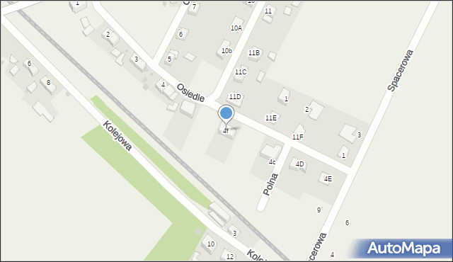Goczałków, Osiedle, 4f, mapa Goczałków