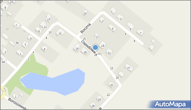 Godziszewo, Osiedlowa, 18, mapa Godziszewo