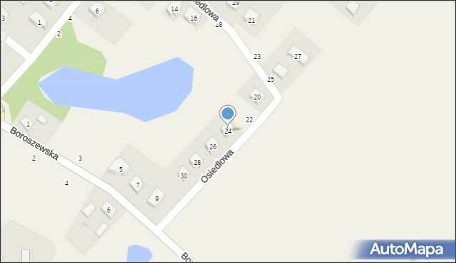 Godziszewo, Osiedlowa, 24, mapa Godziszewo