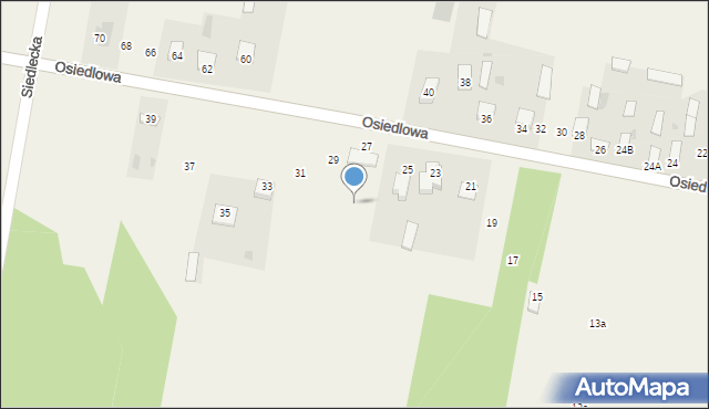 Gołąbek, Osiedlowa, 27a, mapa Gołąbek