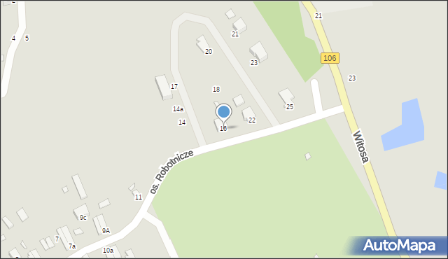 Golczewo, Osiedle Robotnicze, 16, mapa Golczewo