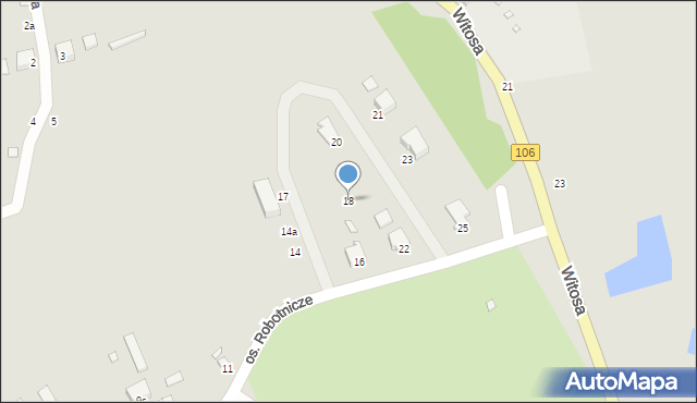 Golczewo, Osiedle Robotnicze, 18, mapa Golczewo