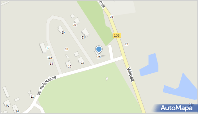 Golczewo, Osiedle Robotnicze, 25, mapa Golczewo