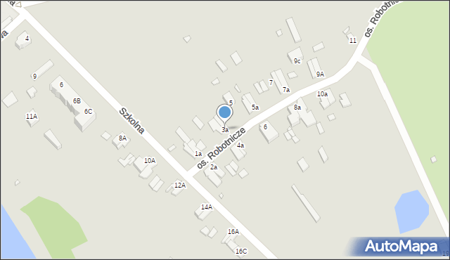 Golczewo, Osiedle Robotnicze, 3a, mapa Golczewo
