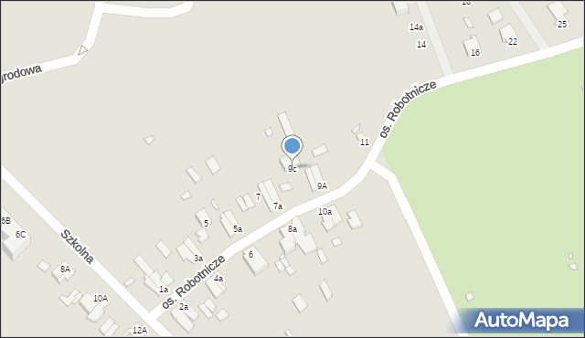 Golczewo, Osiedle Robotnicze, 9c, mapa Golczewo