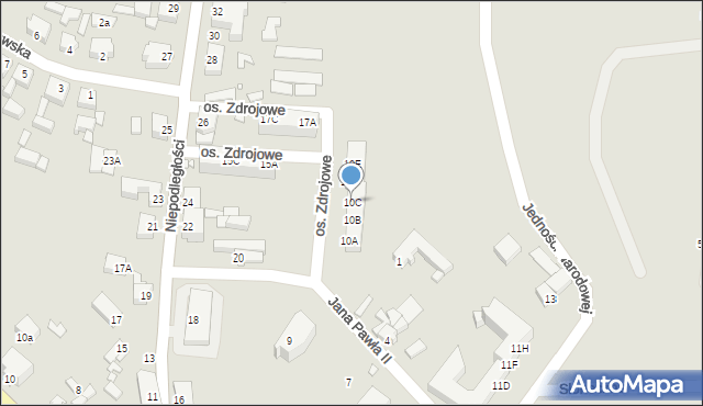 Golczewo, Osiedle Zdrojowe, 10C, mapa Golczewo