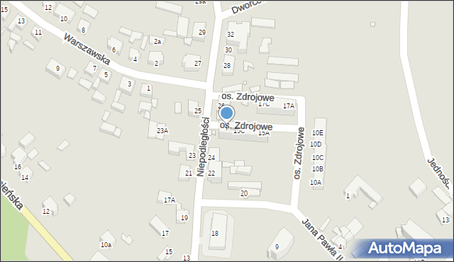 Golczewo, Osiedle Zdrojowe, 15D, mapa Golczewo